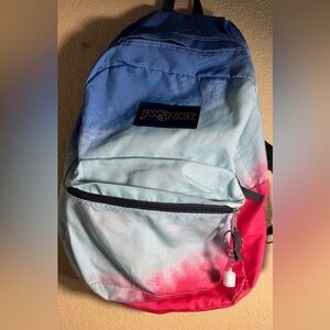 Jansport Gradient Backpack with Blue and Pink